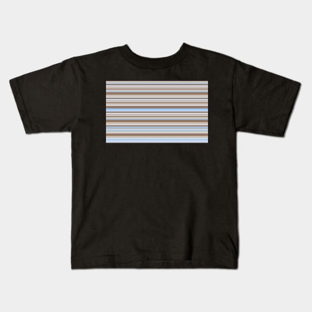 Ancient Minoan Stone and Sky Stripes for Face Masks Kids T-Shirt by ellenhenryart